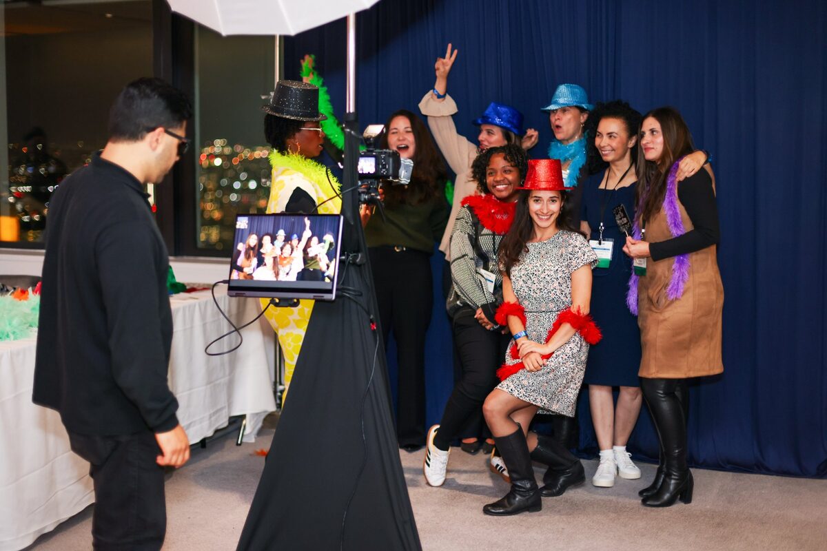 Interactive Touchscreen rental at a Manhattan event