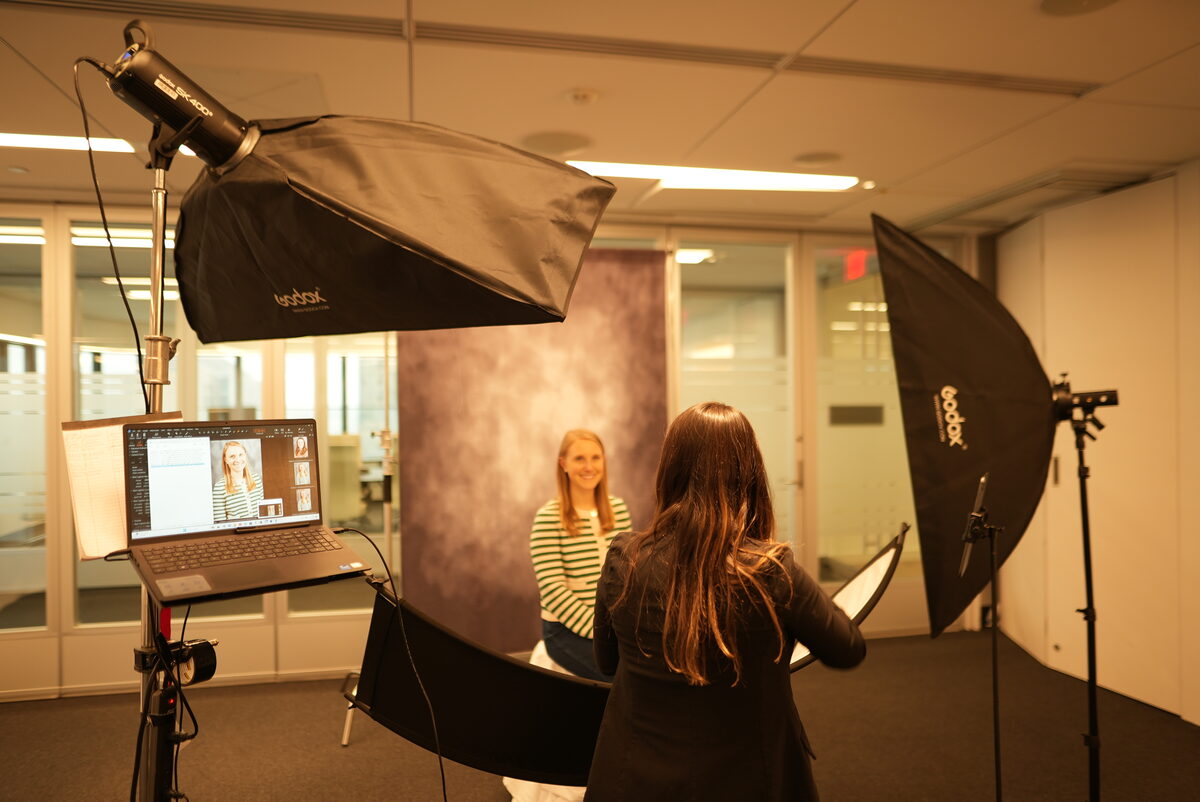 Mobile Headshot Studio rental at a Bronx event