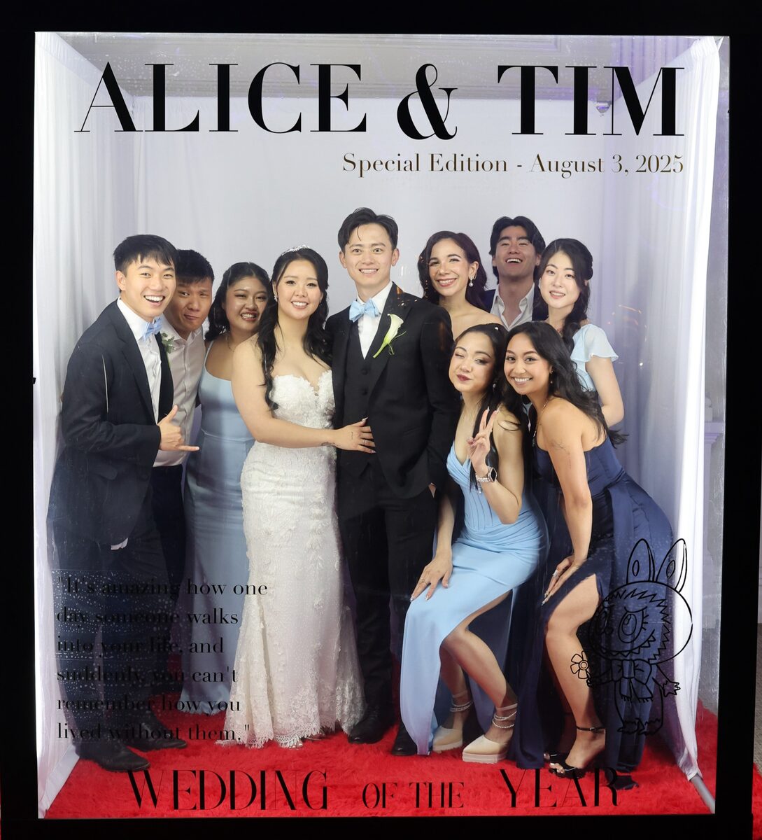 Vogue Magazine Photobox rental at a Manhattan event